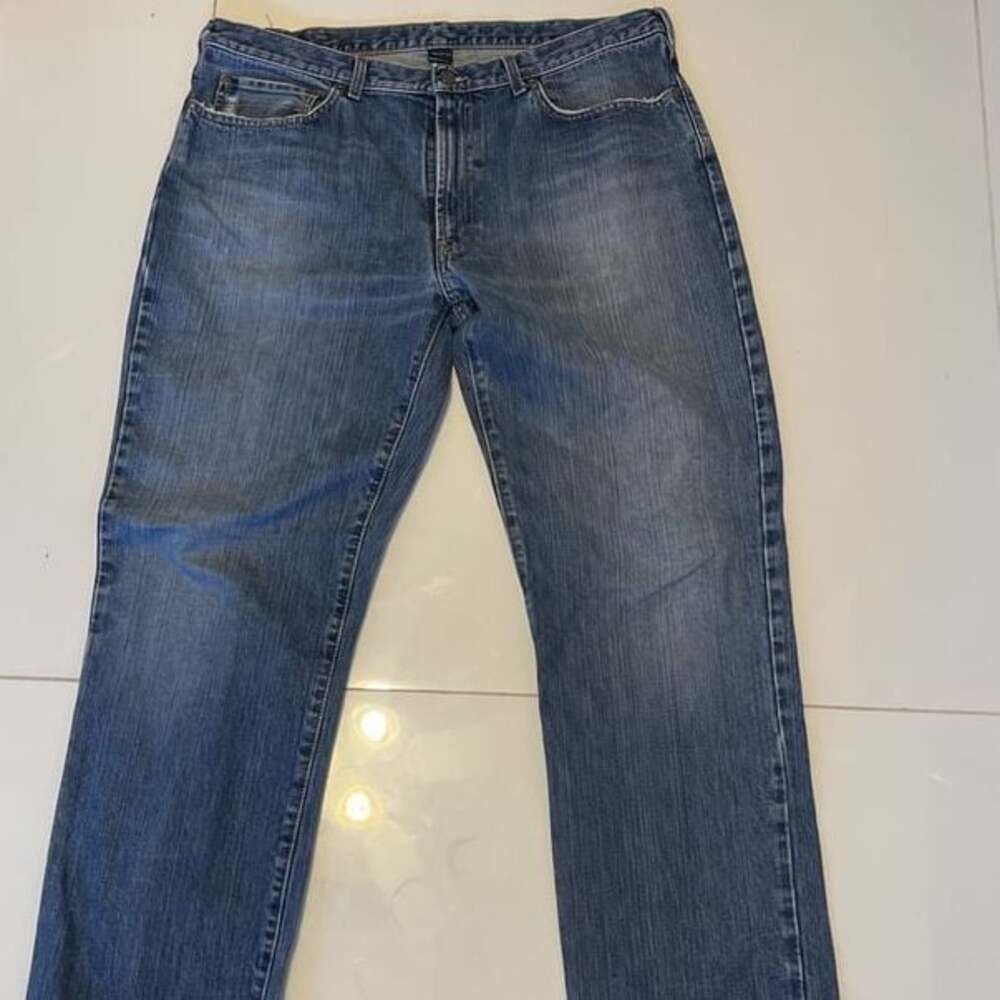 Basic Editions Men's Blue Jeans, Straight Leg, Size XL estimated
